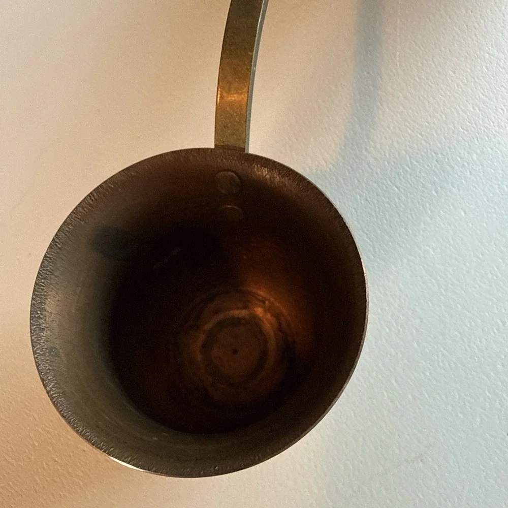 VTG Copper Brass Brandy Ladle 14.5